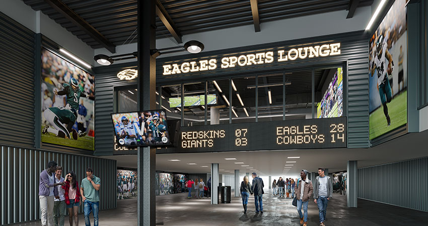 Philadelphia Eagles Sports Lounge