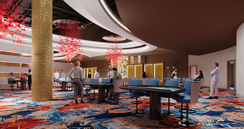 Ocean Casino Resort Asian Gaming Area